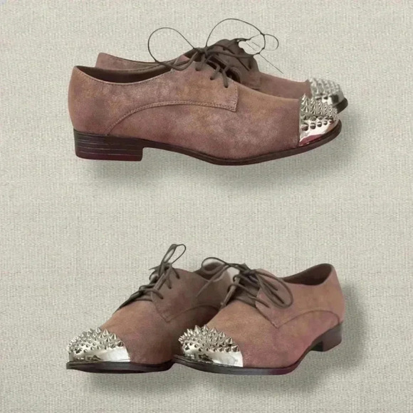 DOLLHOUSE SPIKE TOED OXFORDS. MULTIPLE SIZES - Picture 5 of 10